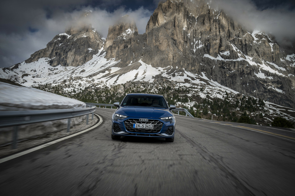 Audi S3 in the Dolomites